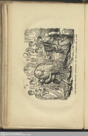 The roman senate debating on the turbot