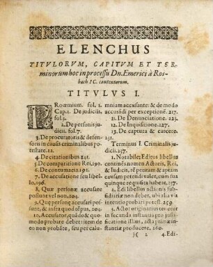 Practica criminalis seu processus iudiciarius : ad usum et consuetudinem iudiciorum in Germania hoc tempore frequentiorem ...
