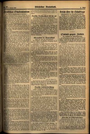 Zweite Ausgabe vom Mittwoch, den 09. Oktober 1935.