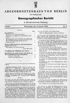 Nr. 3, 15. Januar 1959