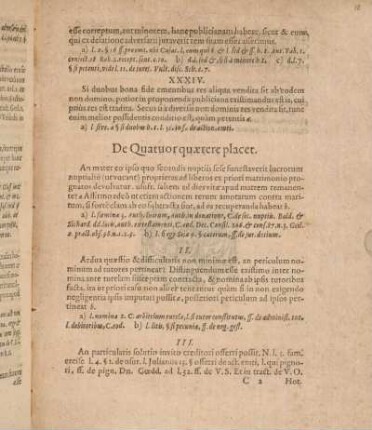 De Quatuor quaerere placet. [Thesen]