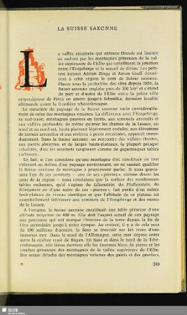 La Suisse Saxonne