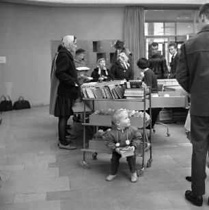 Hochbetrieb in der Stadtbibliothek.