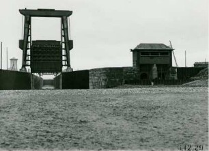 Schleuse Friedrichsfeld, Deutschland, 1927