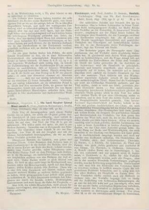 622-623 [Rezension] Stockmeyer, Imman., Homiletik. Vorlesungen