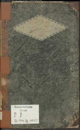 Zivilstandsregister der Munizipalität Westerholt (T 1810). (Gemeinde: Westerholt, Kreis Recklinghausen)