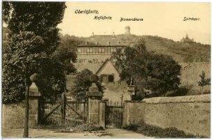 Radebeul. Hoflößnitz, Bismarckturm, Spitzhaus