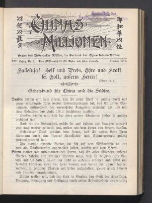 Nr. 2. Februar 1912