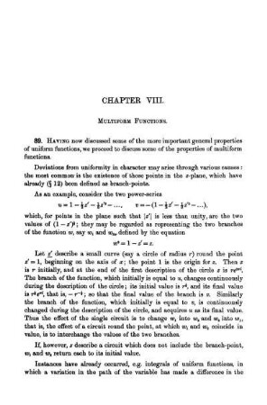 Chapter VIII. Mulitform Functions.