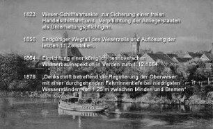 Schiffbarkeit der Weser