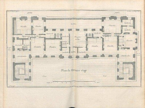 Plan du Premier étage.