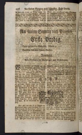 456-471, Am fünften Sonntag nach Pfingsten