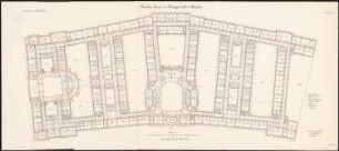 Landgericht I und Amtsgericht I, Berlin-Mitte: Grundriss 2. Obergeschoss 1:150