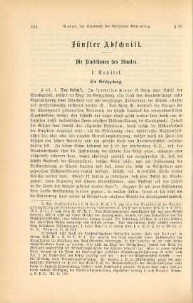 Fünfter Abschnitt. Die Funktionen des Staates