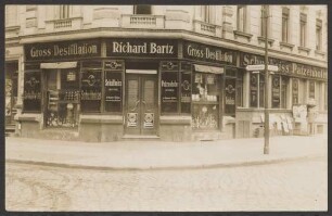 Ansichtskarte "Gross-Destillation", Schönleinstraße, Ecke Urbanstraße