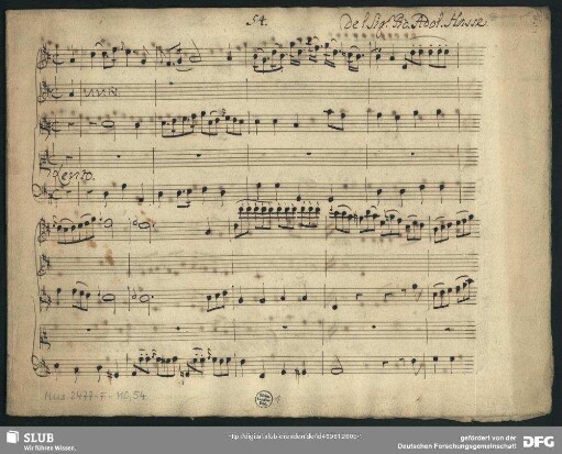 Artaserse. Excerpts - Mus.2477-F-110,54 : S, strings, bc
