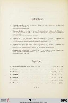 Kupferstiche (Nr. 481-485)