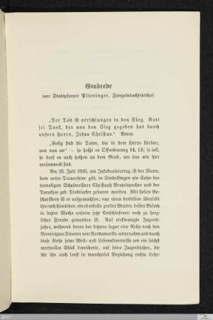 Grabrede