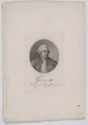 Bildnis des Georg III., König von Grossbritanien