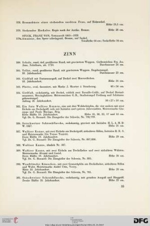 Zinn (Nr. 380-397)