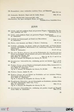 Zinn (Nr. 380-397)