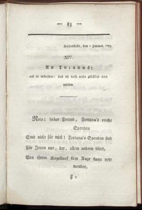 XIV. An Lucanus.