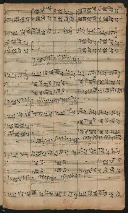 Laetatus sum; S, vl (2), bc; F-Dur