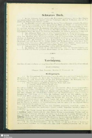 VI. Schwarzes Buch
