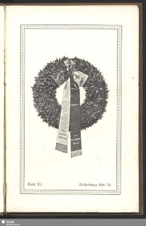 Tafel XI : Beschreibung Seite 76