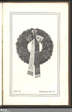 Tafel XI : Beschreibung Seite 76