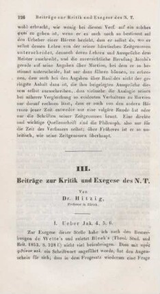 126-134 Beiträge zur Kritik und Exegese des NT