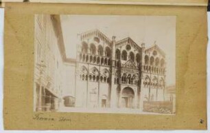 Dom San Giorgio, Ferrara: Ansicht (aus: Skizzen- und Fotoalbum 5)
