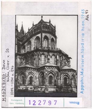 Magdeburg, Dom: Chor, Ansicht von Südosten