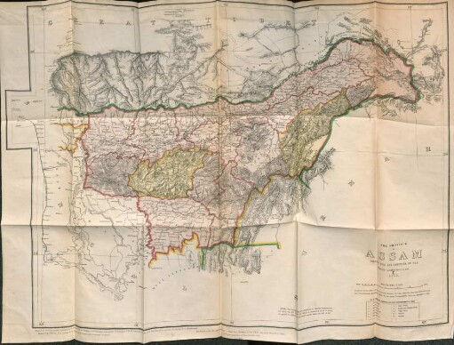 The province of Assam under the jurisdiction of the Chief Commissioner. 1875