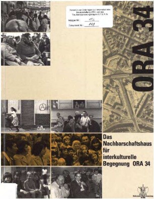 Informations-Broschüre: ORA 34, Nachbarschaftshaus für interkulturelle Begegnung