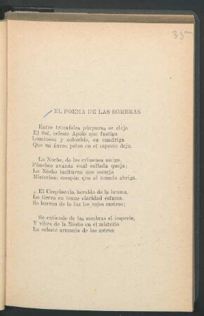 El poema de las sombras