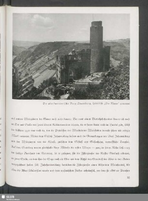 Die alte furtriersche Burg Thurnberg, soöttisch "Die Maus" genannt