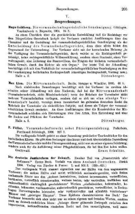 205, F. Fidler, Vormundschaftsrecht nebst Fürsorgeerziehung, 1904