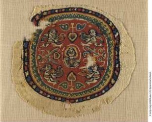 Gewebefragment mit rundem Einsatz