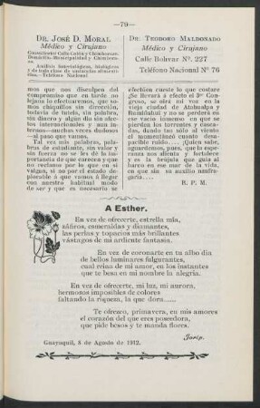 A Ester.