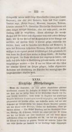 333-336 Kirchliche Mittheilungen