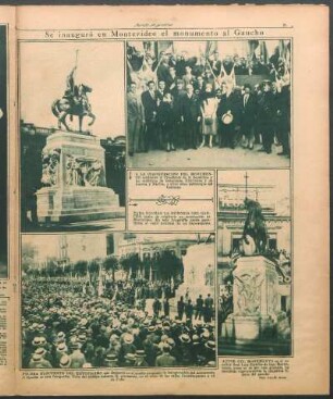 Se inauguró en Montevideo el monumento al Gaucho [Fotografías]