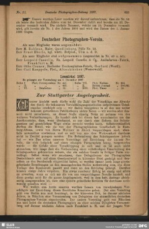 Zur Stuttgarter Angelegenheit