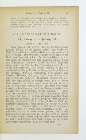 27. Konrad II. - Heinrich III.