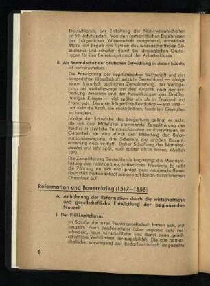 Reformation und Bauernkrieg (1517- 1555)