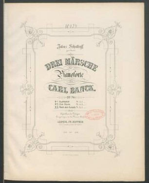 No. 3: Nach dem Kampfe : op. 74