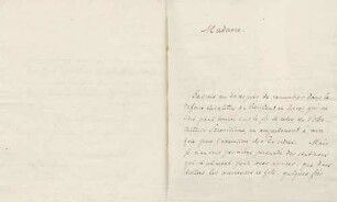 Achatz Ferdinand von der Asseburg an Karoline Luise von Baden (Meisdorf)