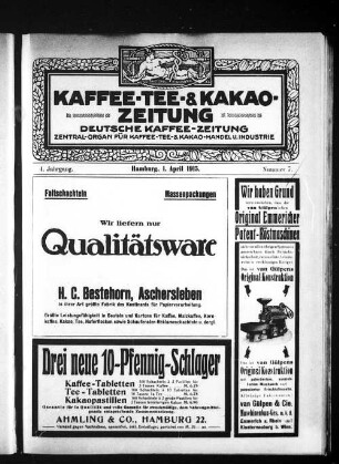 Nummer 7. 1. April 1915