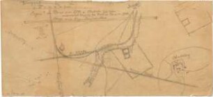 Thiersch, August ; Deisenhofen (Deutschland); Udine, Palma (Italien); Flureinteilung, römisch - Oberförster Schild, um 1793 (Lageplan)