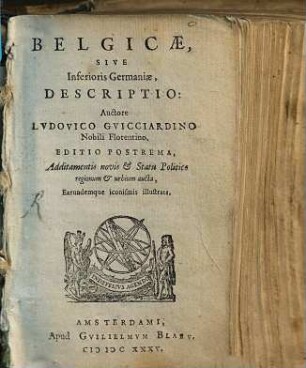 Belgicæ, Sive Inferioris Germaniae, Descriptio. [1/2]